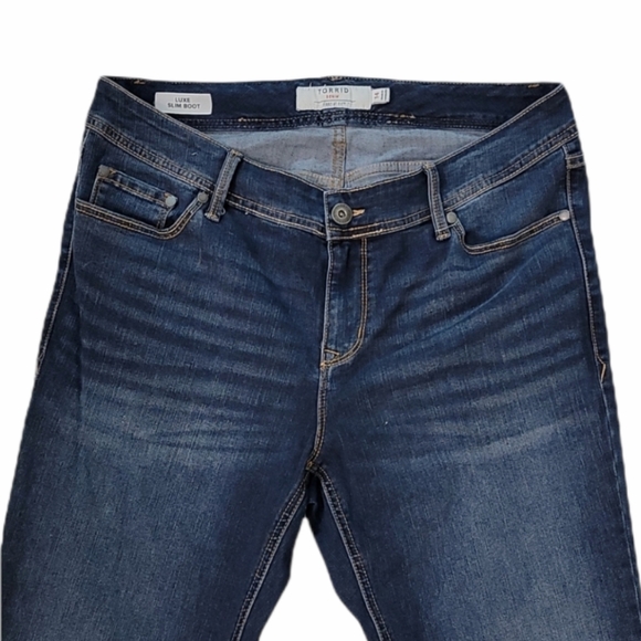 Torrid Luxe Slim Boot Cut Stretch Jeans 14